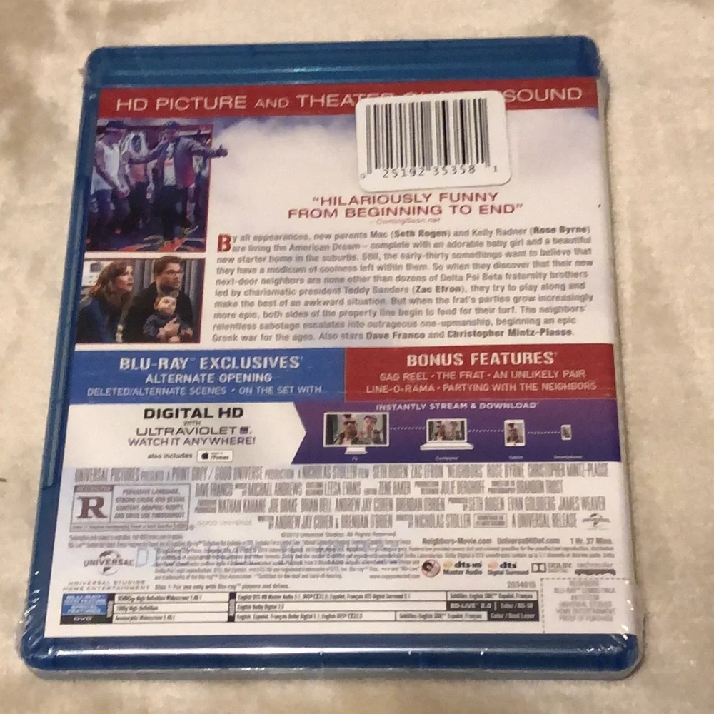 New Neighbors Blue Ray DVD - Picture 2 of 2